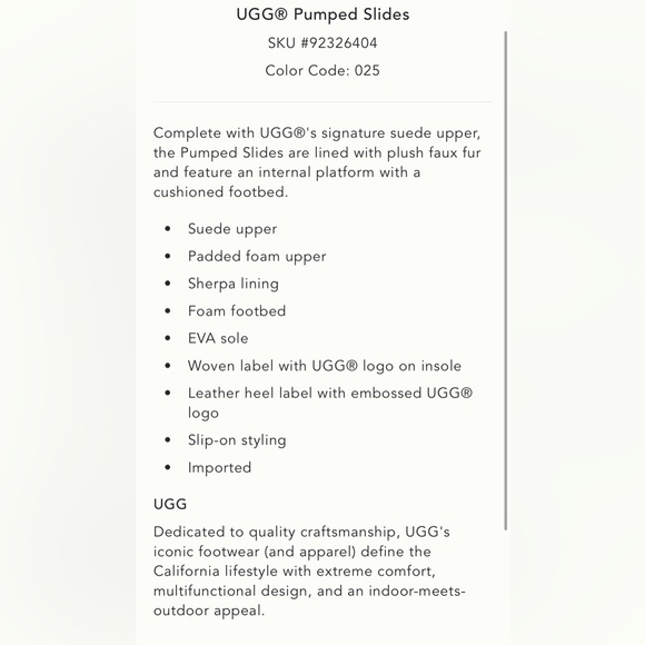 NWT UGG PUMPED SLIDES CHESTNUT BROWN SIZE 8 - Picture 7 of 16